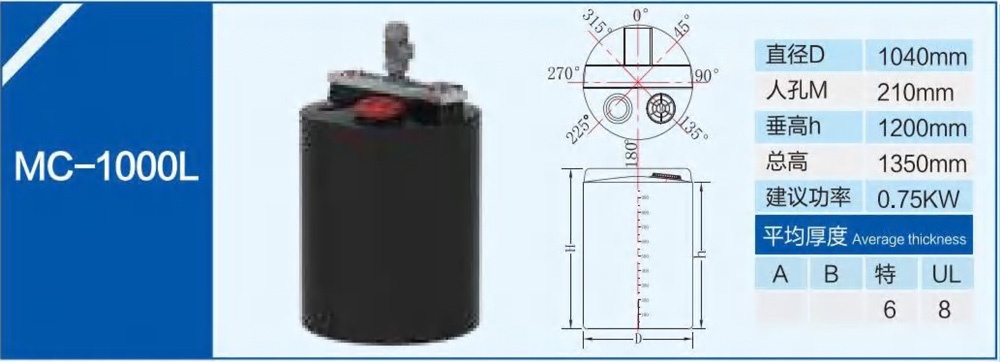 MC-1000L加药箱