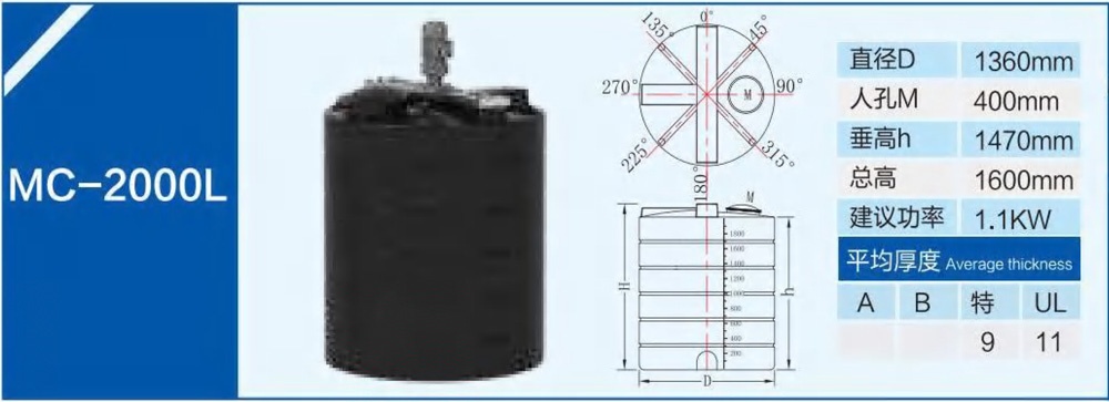 MC-2000L加药箱